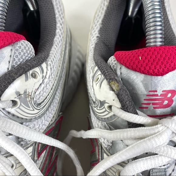 NEW BALANCE 470 MADE IN USA METALLIC SILVER AND PINK SNEAKERS WOMEN’S SIZE 10 - Picture 12 of 13